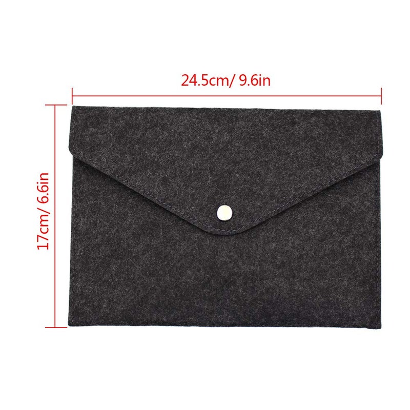KisSealed 2 Pack of A5 File Folders Felt Folder Expanding Document Folder Portable Felt Holder Documents Folders Briefcase Bag - Image 4